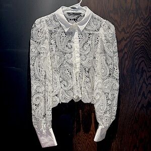 Zara Cropped see through jacket